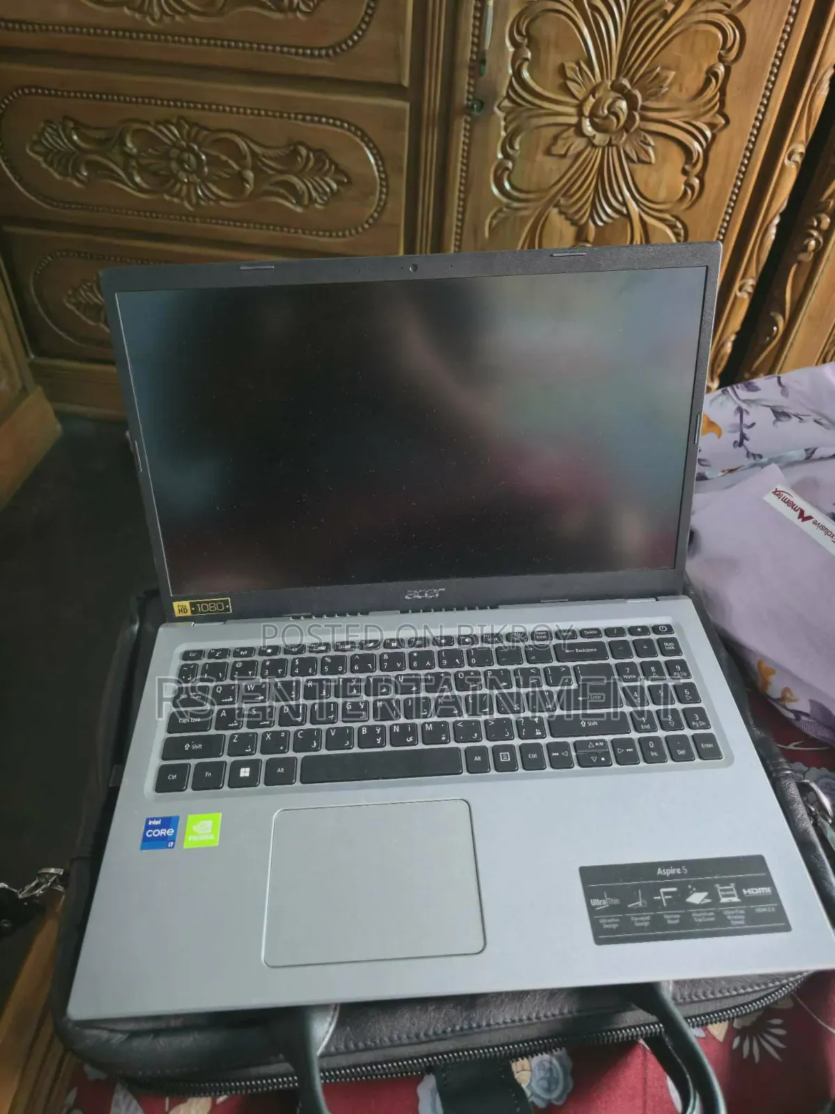 ল্যাপটপ এসার অ্যাসপায়ার ৫ ৮জিবি ইন্টেল কোর আই৭ এইচডডি ৫১২জিবি