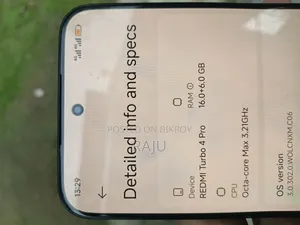 Xiaomi Redmi Turbo 4 Pro 256 GB Black