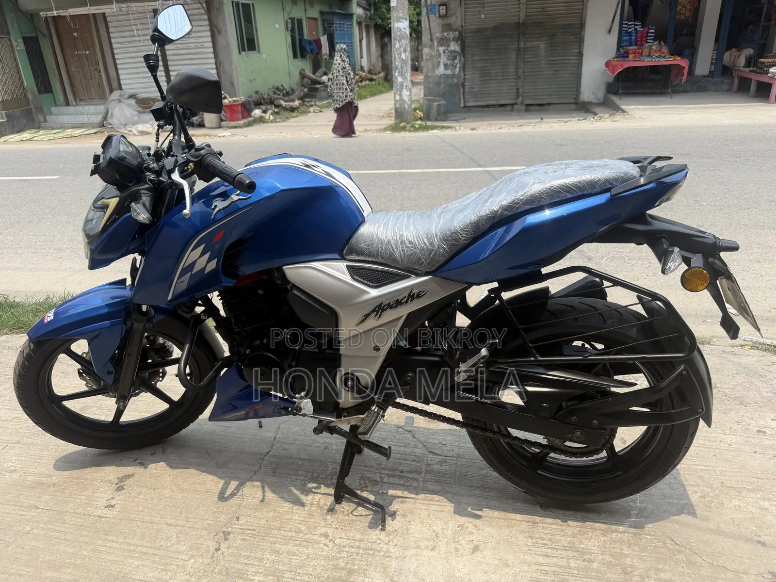 TVS Apache 160 4V 2021 Blue