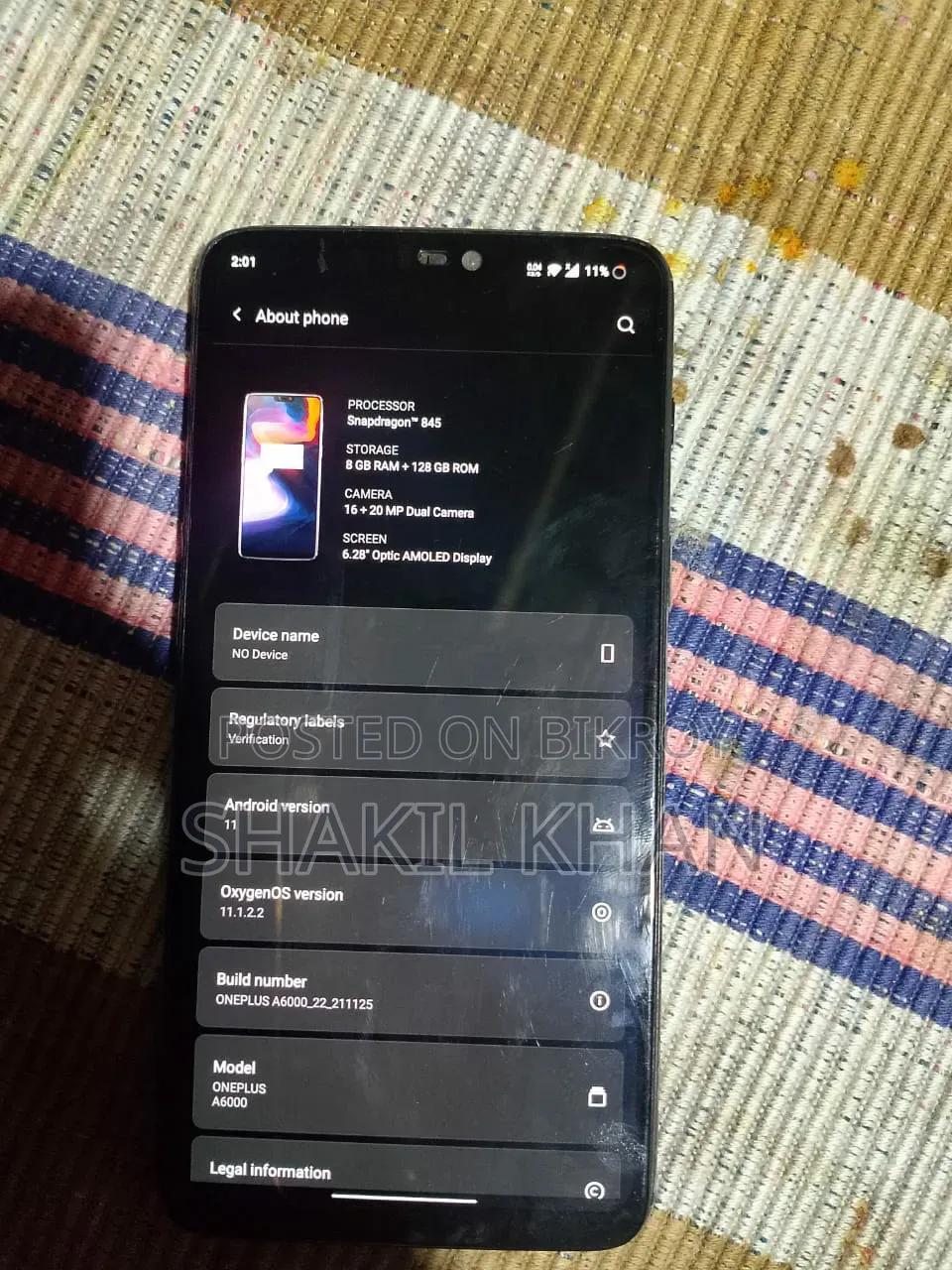 OnePlus 6 128 GB Black