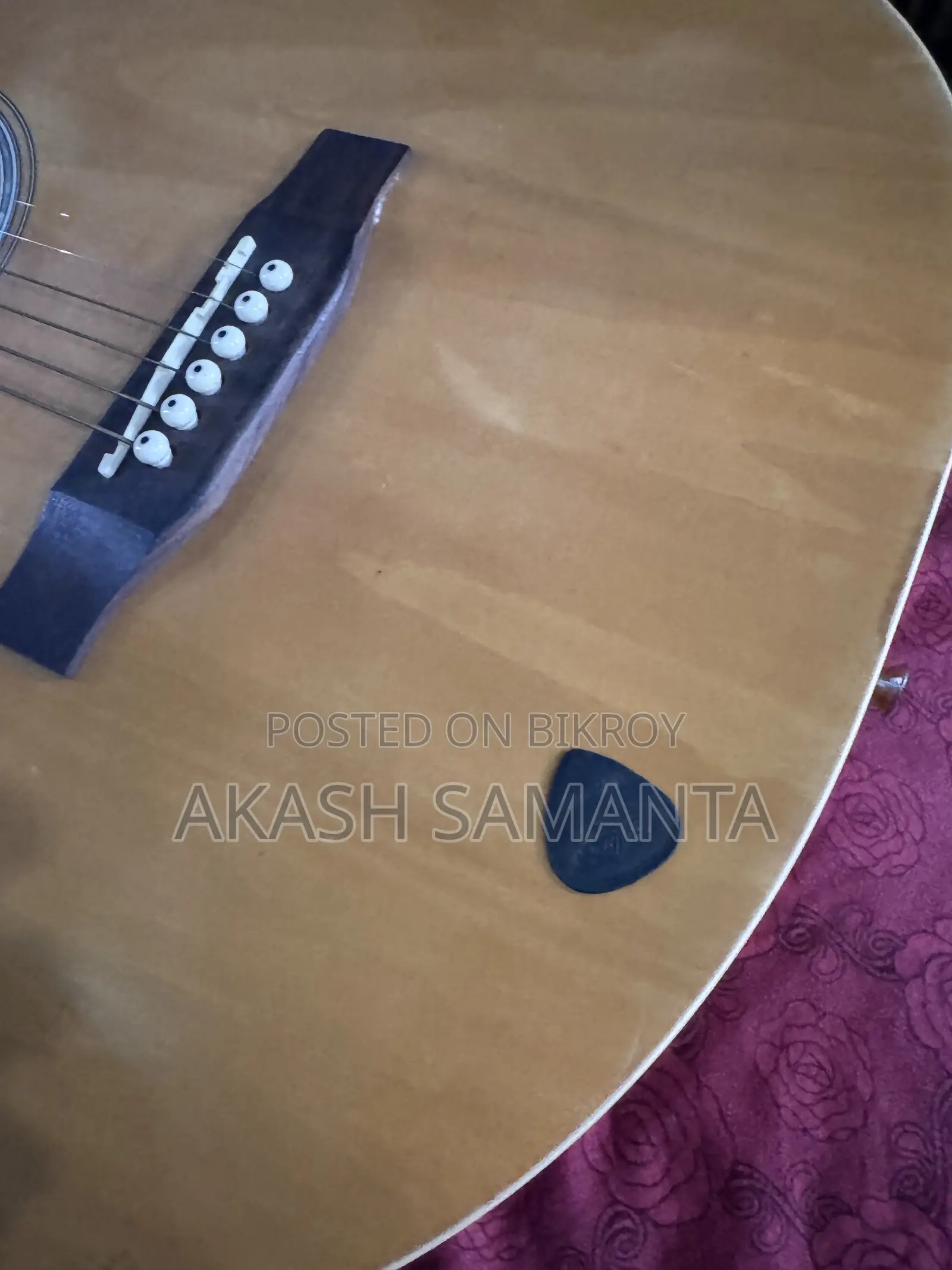 Axe Guitar Acoustic Fresh Condition