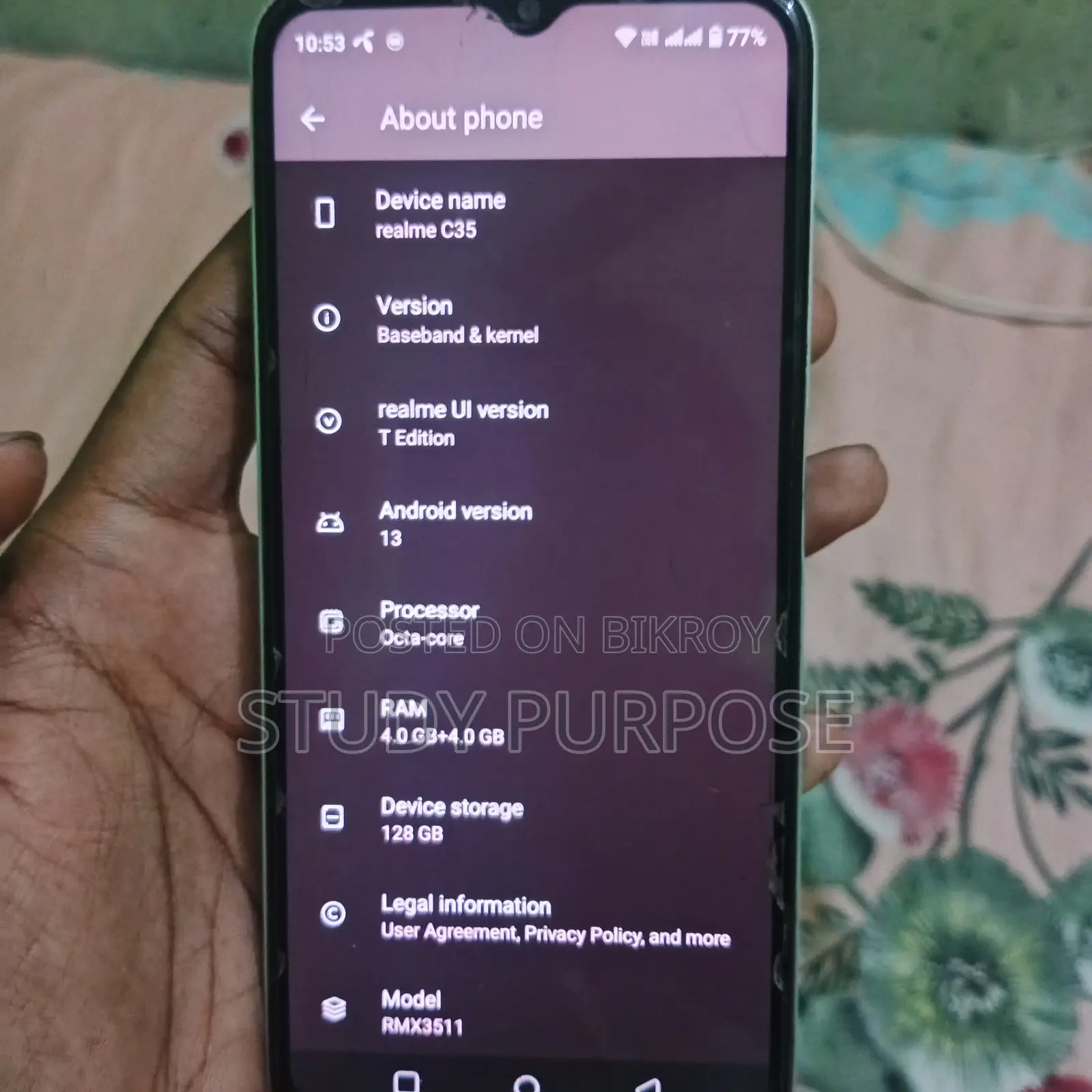 Realme C35 128 GB Blue