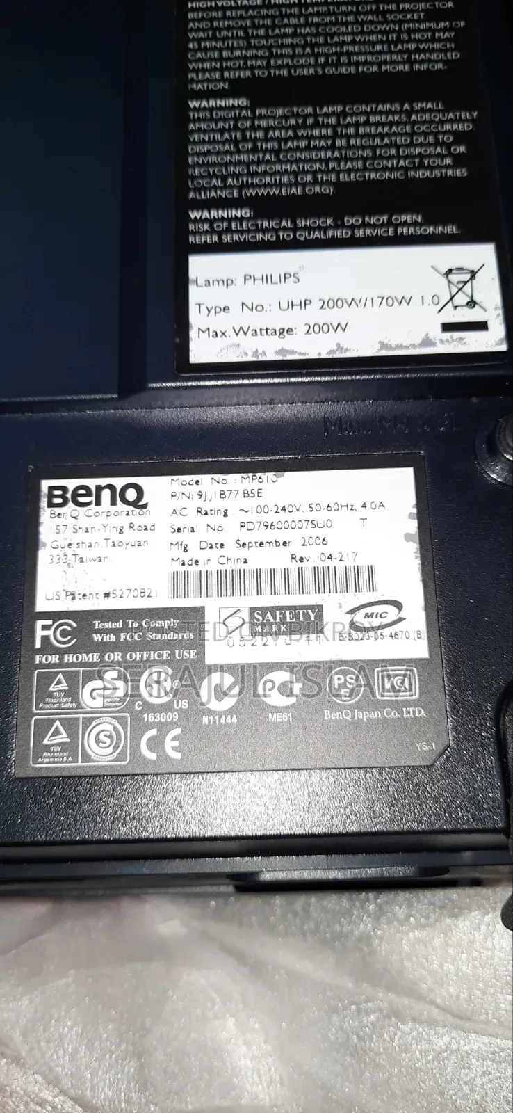 Ben Q DLP Mp 610 Projector Sale