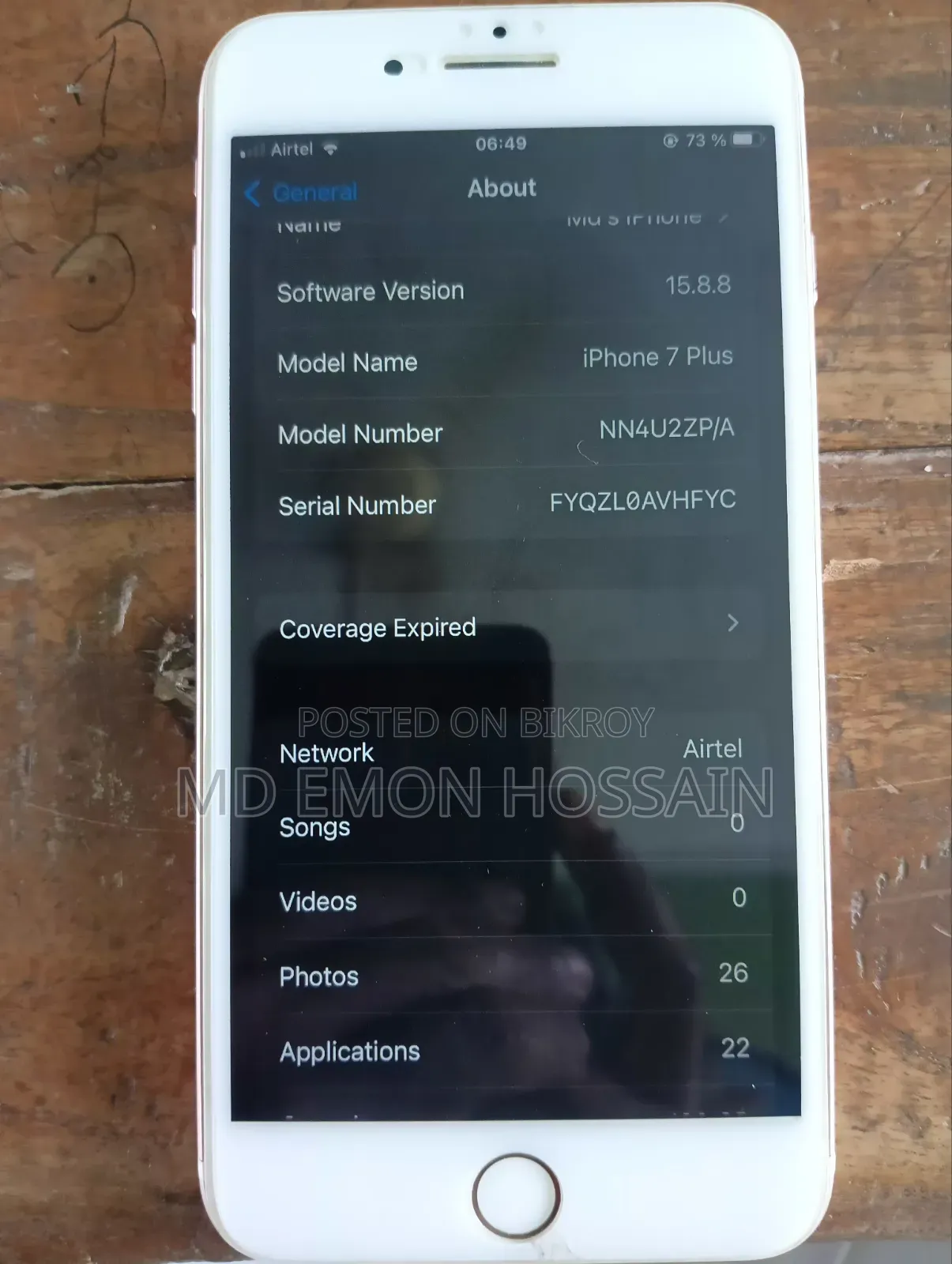 Apple iPhone 7 Plus 128 GB Gray