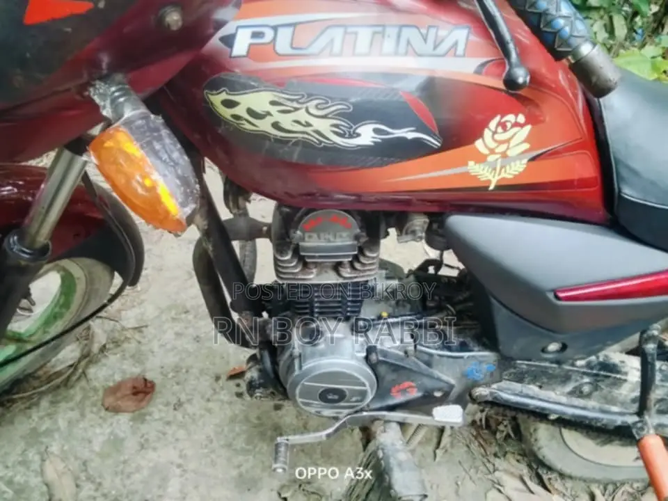 Bajaj Platina 100 2015 Red