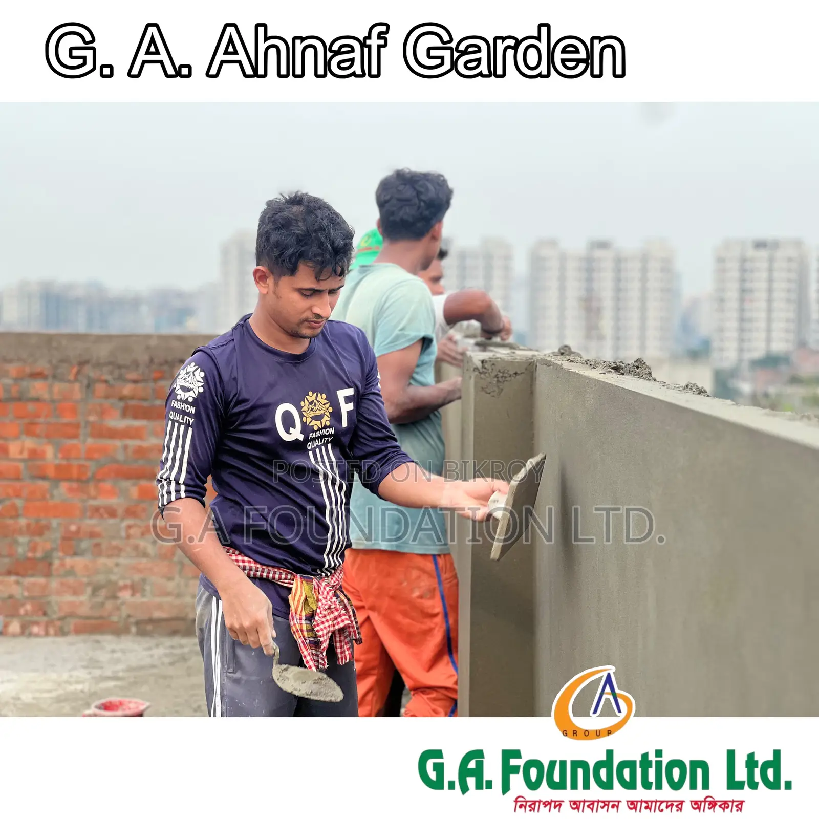 3-Bedroom Apartment in G. A. Ahnaf Garden, Mirpur for Sale