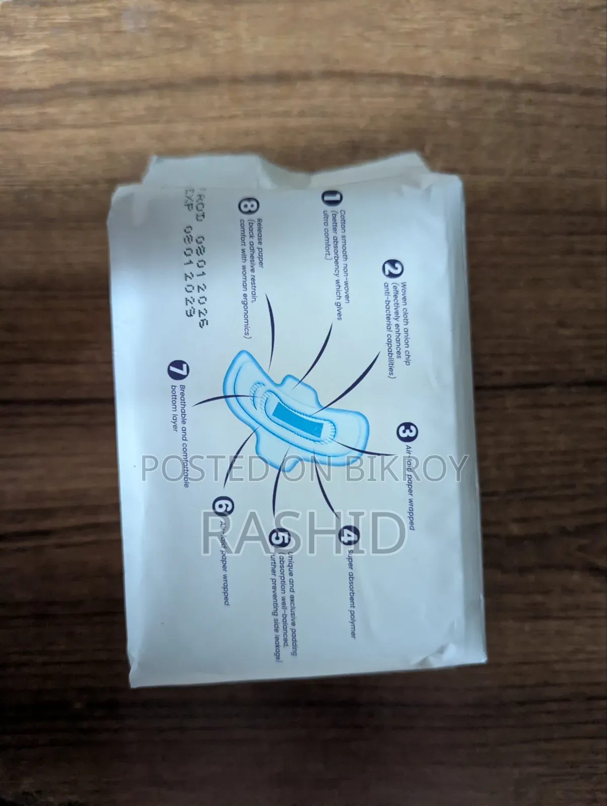 Yonota Sanitary Napkin (Active Oxygen and Negative Ion Far-Ir)
