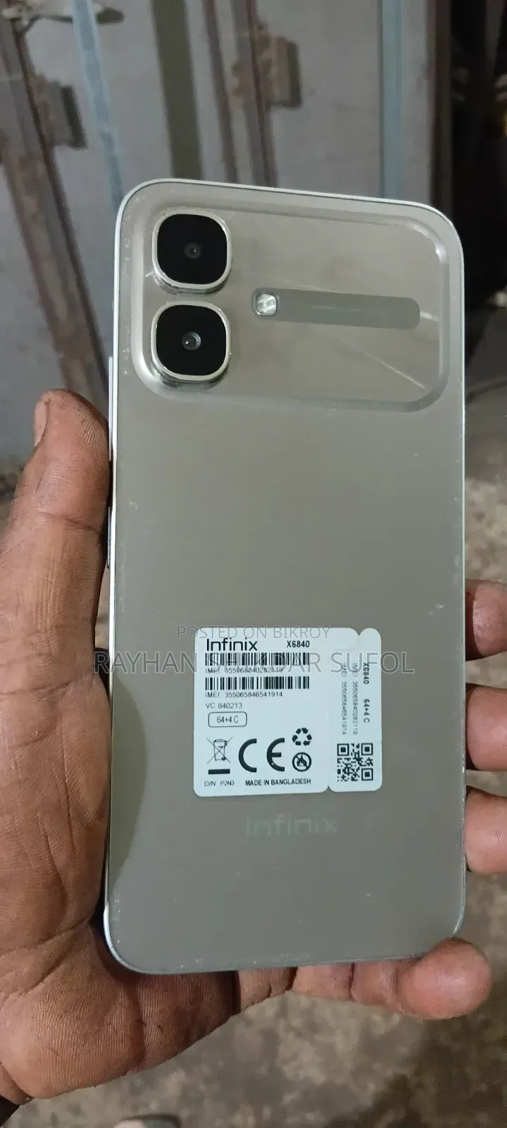 Infinix Smart 20 64 GB Silver