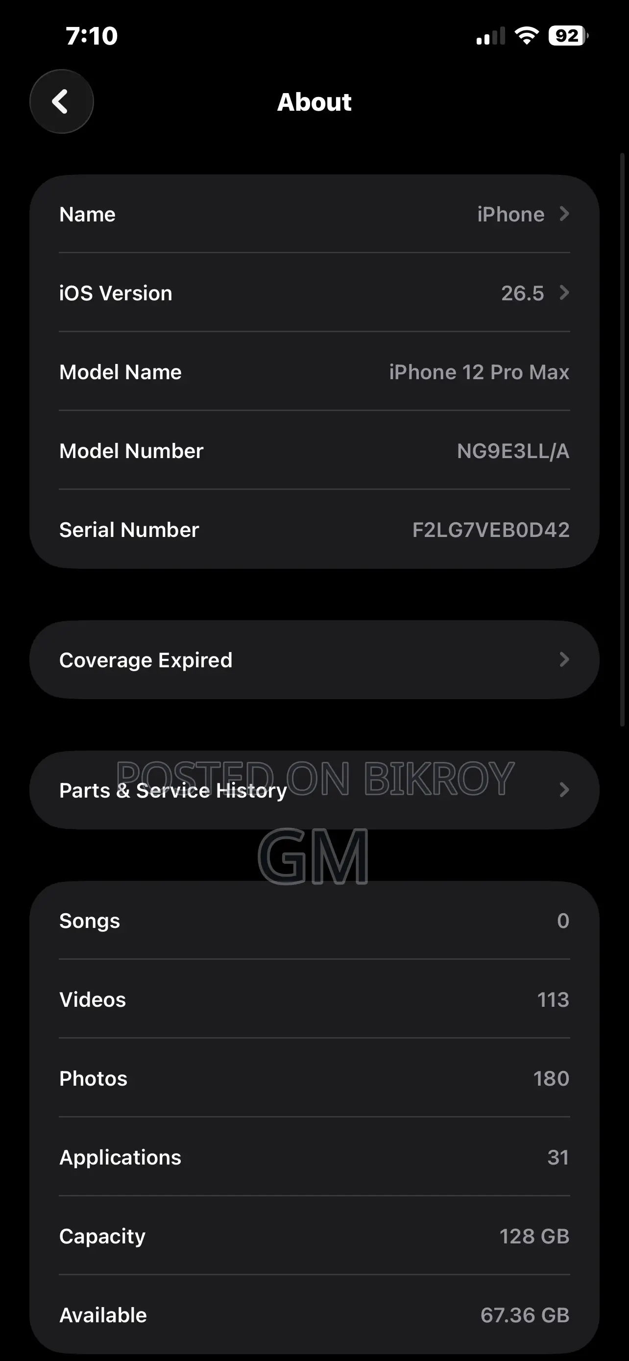 Apple iPhone 12 Pro Max 128 GB White