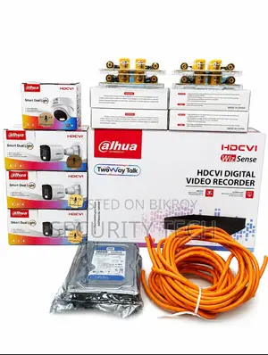 Dahua 4 Camera Full Package Audio Color Camera 2 Mega