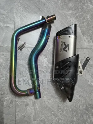 R1 Akrapovic Bike Exhaust Full System With Rainbow Ban Pipe