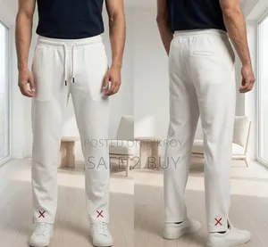 Premium Ribbed Textured Casual Trouser for Men | Stylish Signature