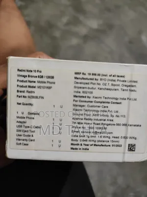 Xiaomi Redmi Note 10 Pro 128 GB Gold