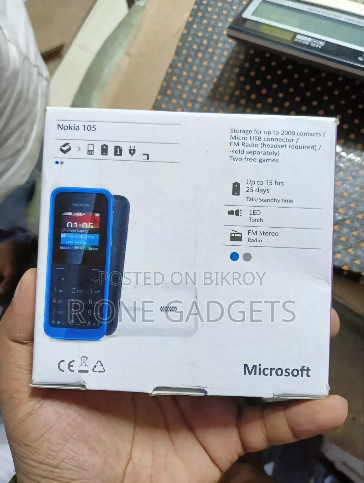New Nokia 105 Black