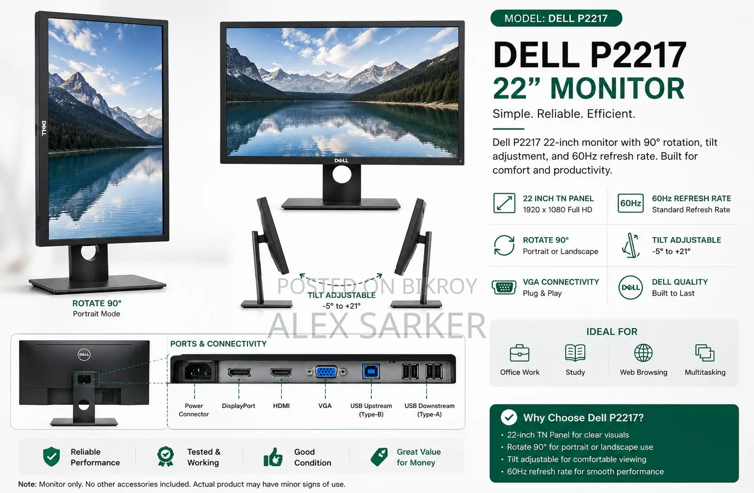 Dell P2217 - 22inch