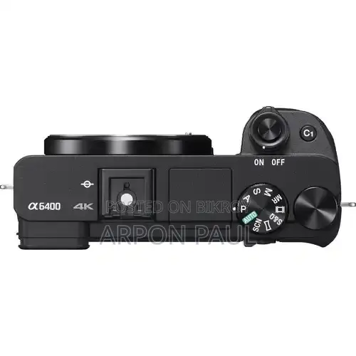 Sony Alpha A6400 Mirrorless Digital Camera (Body Only)