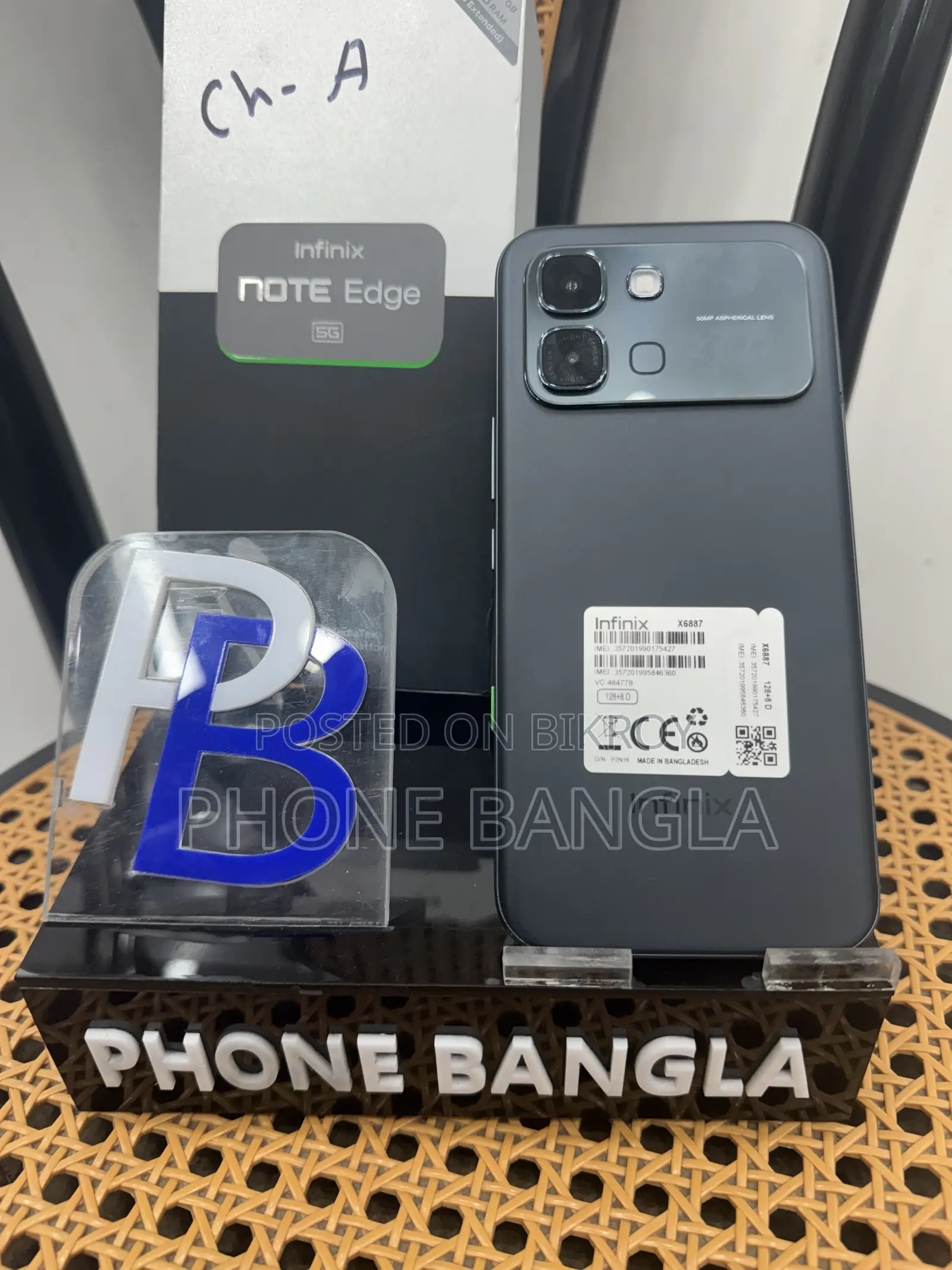 Infinix Note Edge 128 GB Black