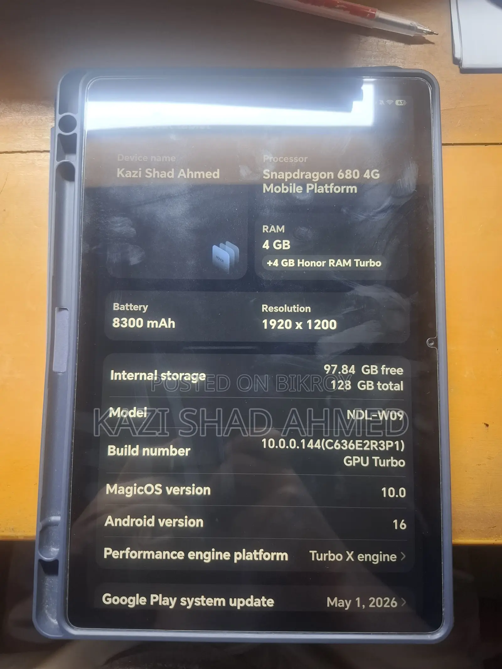 Honor Pad X8 128 GB Gray