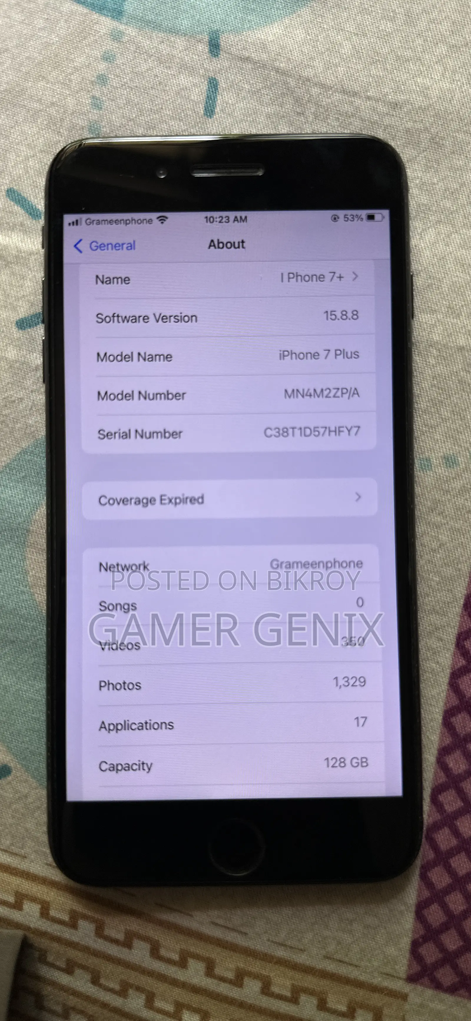 Apple iPhone 7 Plus 128 GB Black