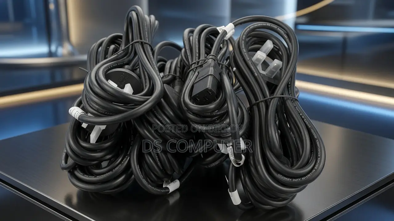 Premium Desktop Pc Monitor Heavy Duty Power Cable