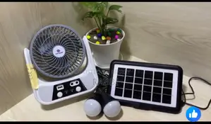 সোলার এনার্জি ফ্যান অ্যান্ড লাইট