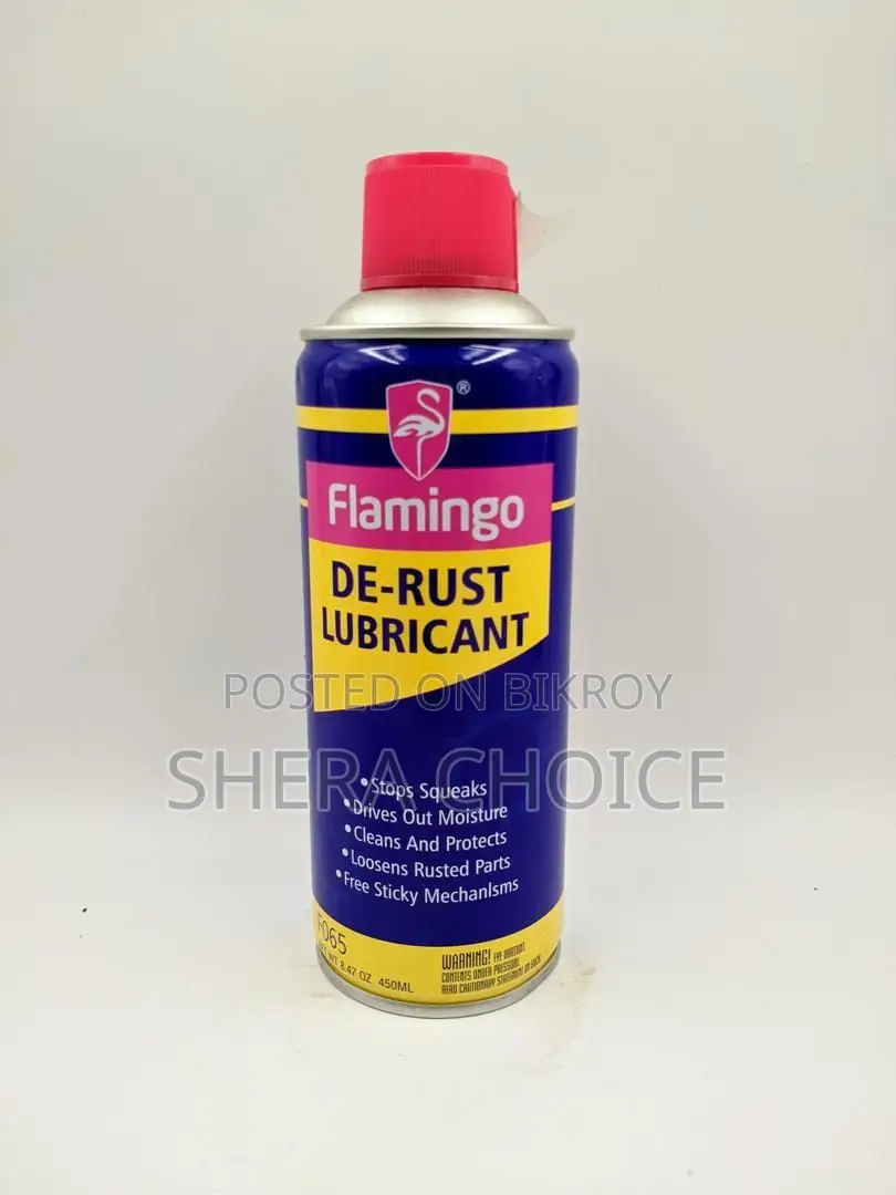 Flamingo De-Rust Lubricant F065 - 450ml, Anti-Rust Lubricant