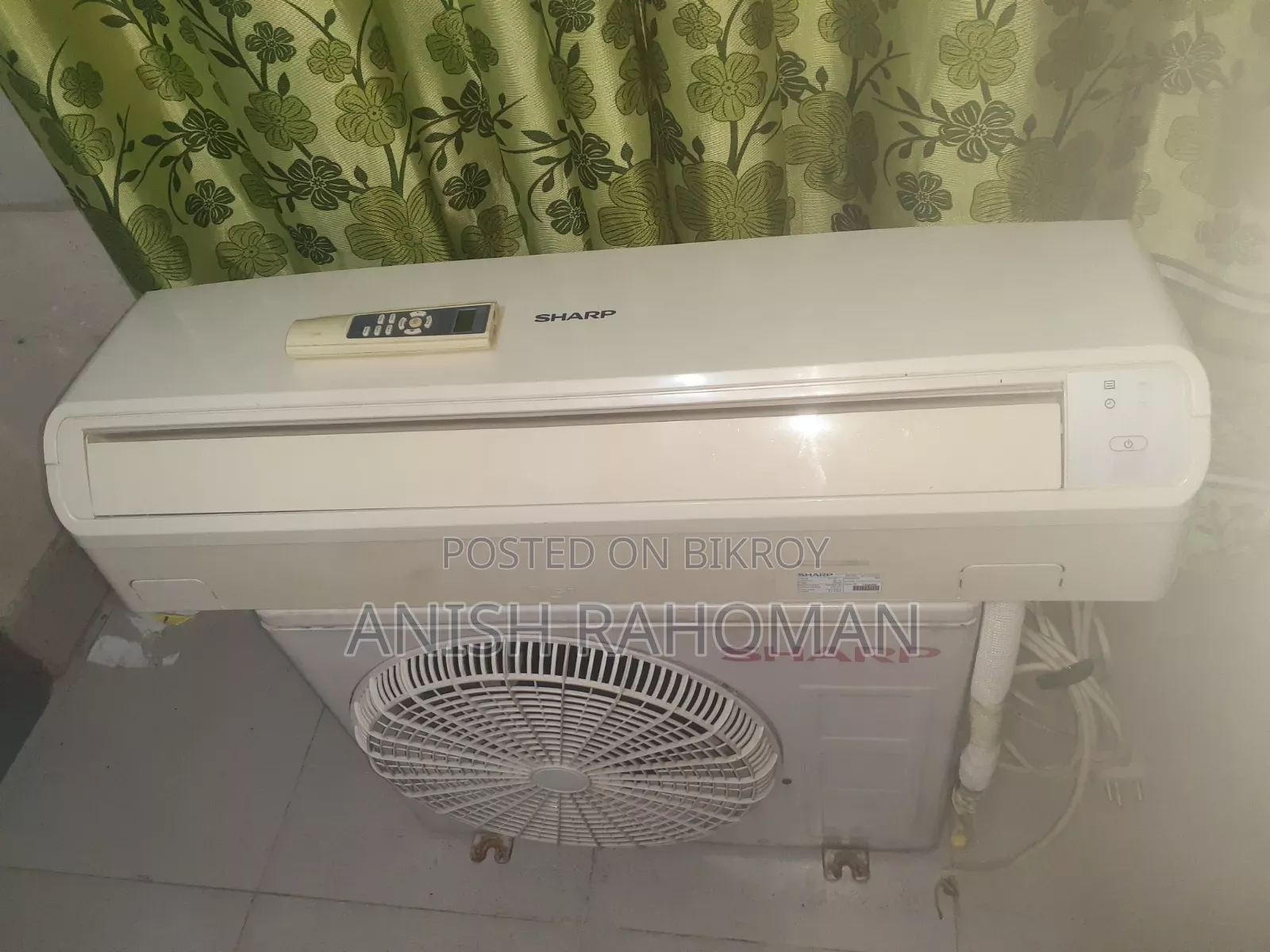 এসি বিক্রয় হবে ১ টনের Sharp কোম্পানির।