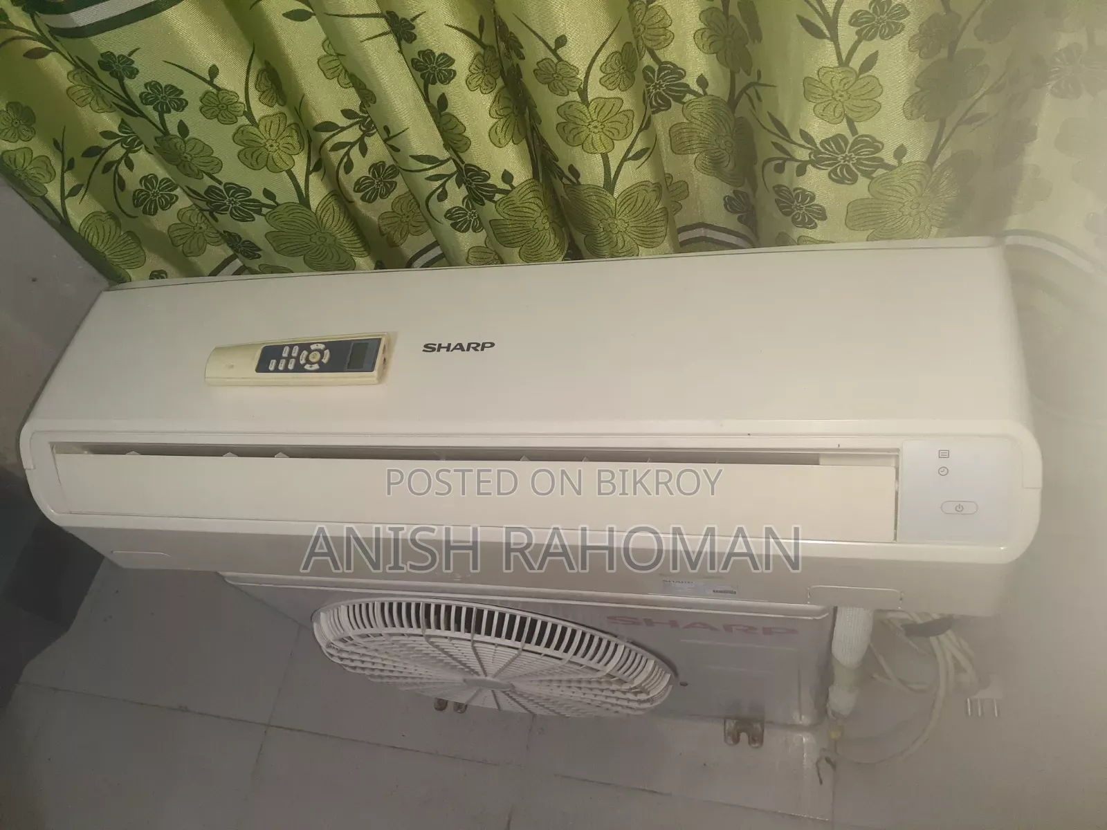 এসি বিক্রয় হবে ১ টনের Sharp কোম্পানির।