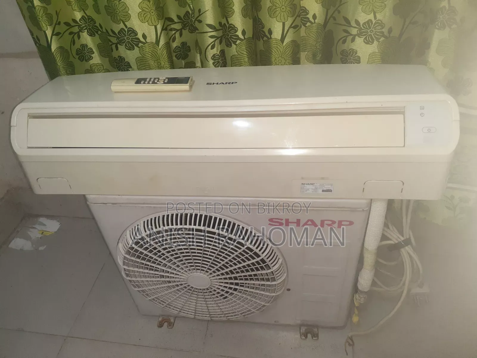 এসি বিক্রয় হবে ১ টনের Sharp কোম্পানির।