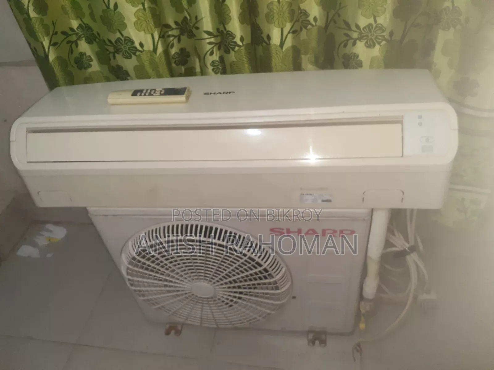 এসি বিক্রয় হবে ১ টনের Sharp কোম্পানির।