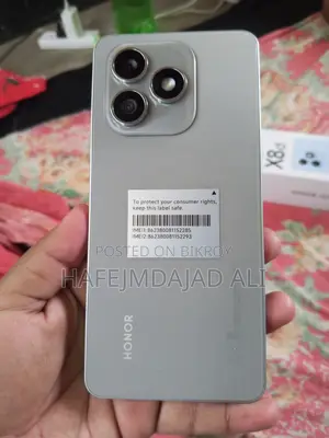 New Honor X8b 256 GB Silver
