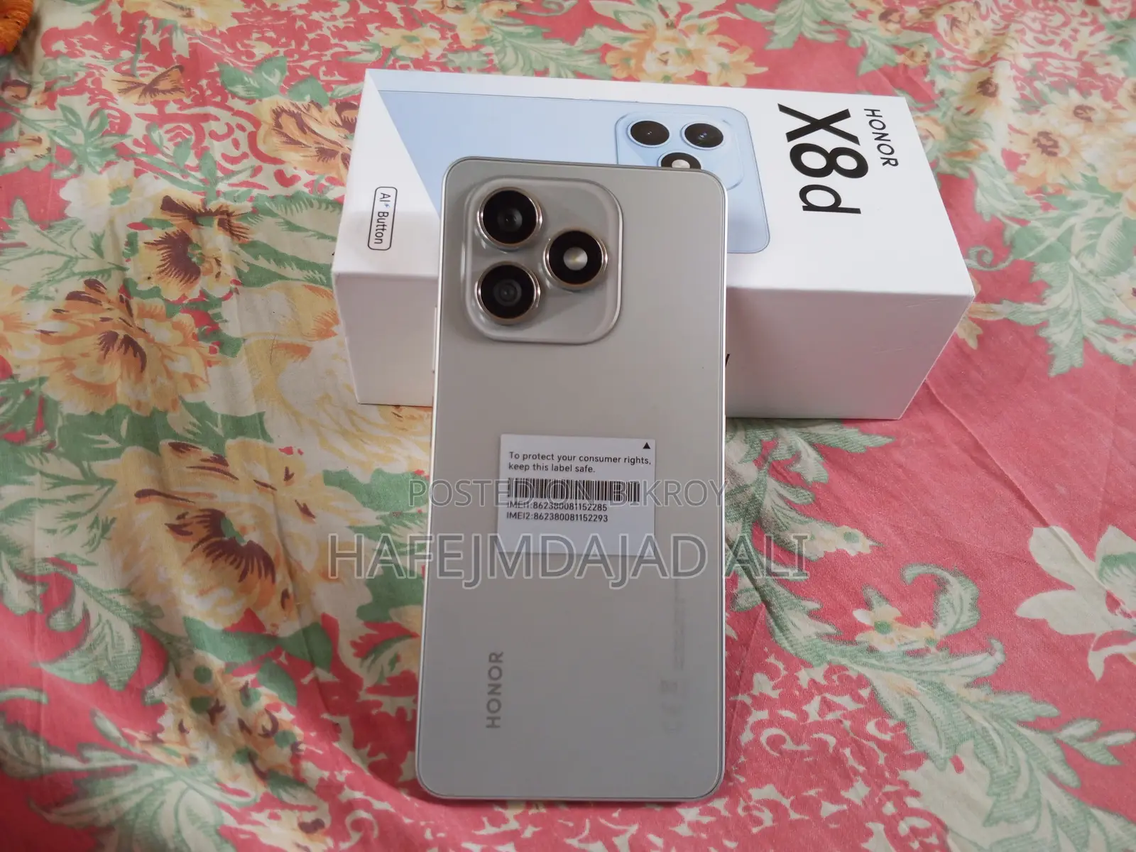 New Honor X8b 256 GB Silver