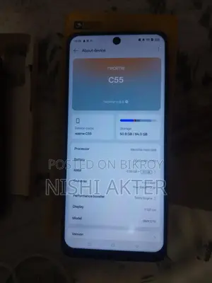 রিয়েলমি সি৫৫ ৬৪ জিবি হোয়াইট