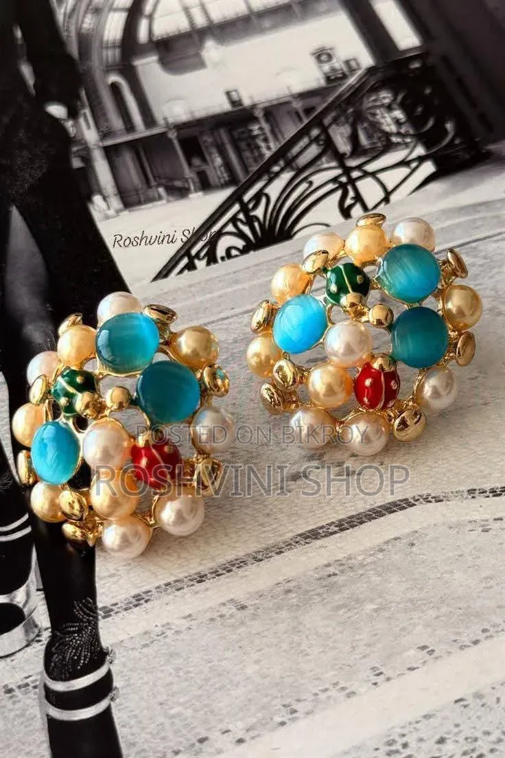 Pearl Gold Earrings