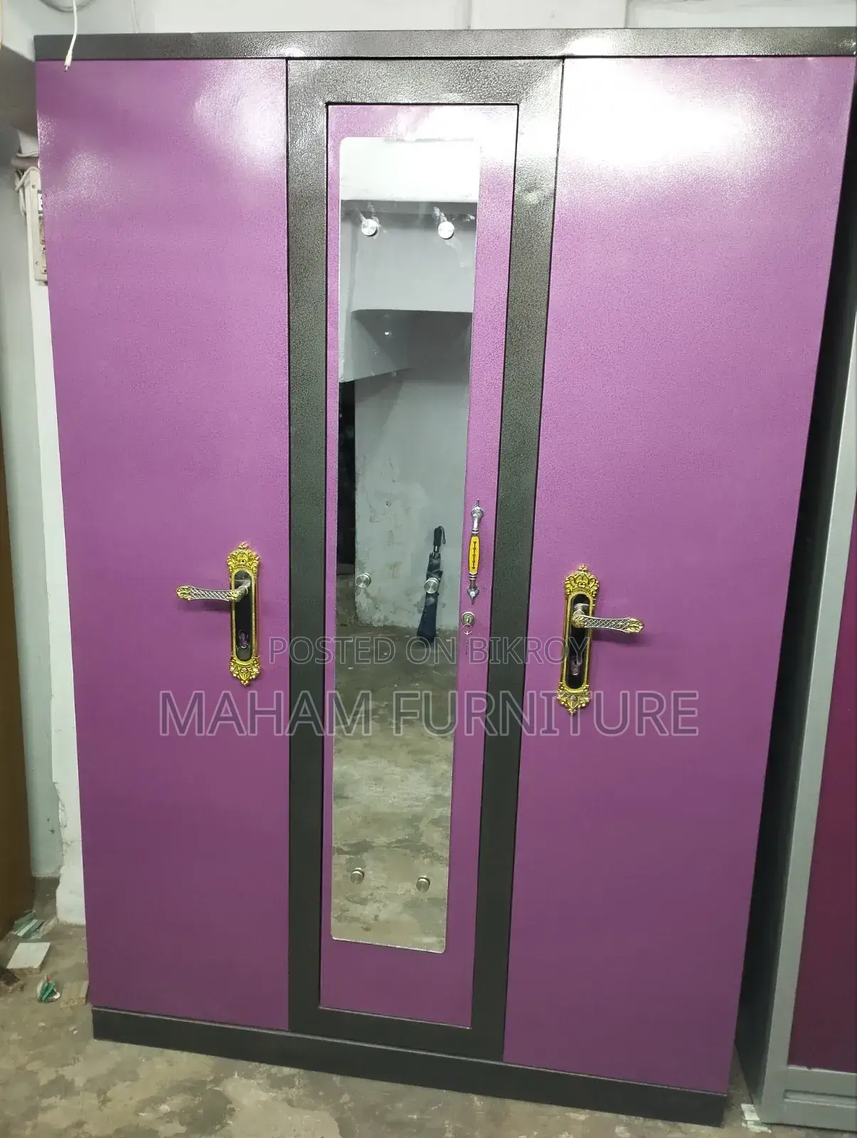 3 Door Steel Almirah