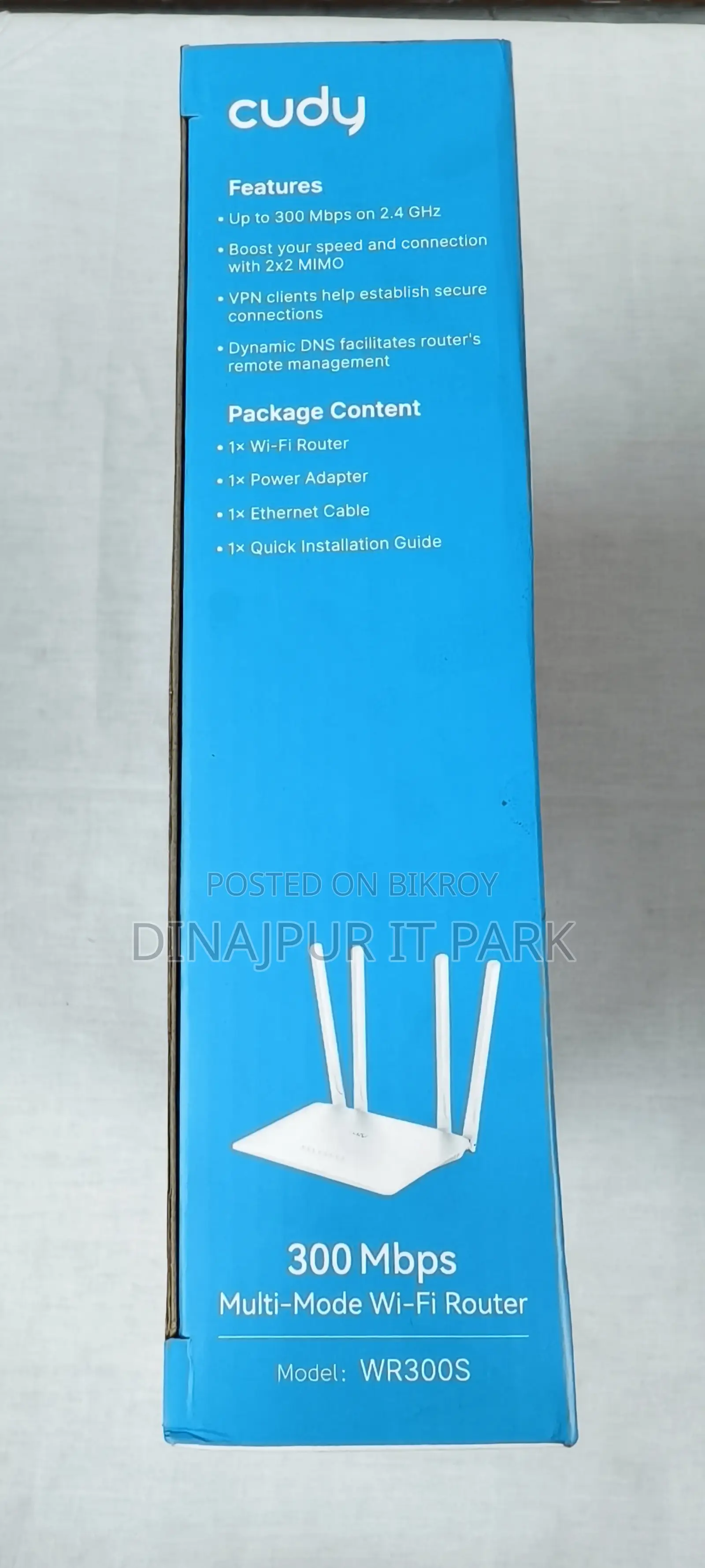Cudy Wr300s 300mbps মাল্টি-মোড ওয়াই-ফাই রাউটার