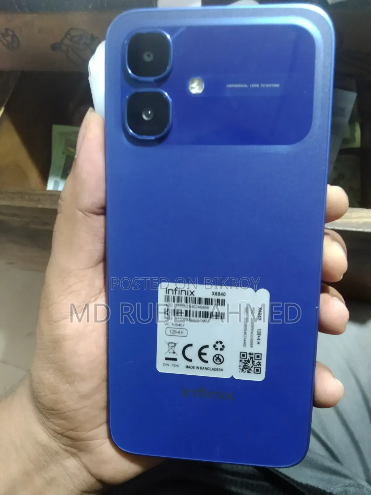 New Infinix Smart 20 128 GB Blue