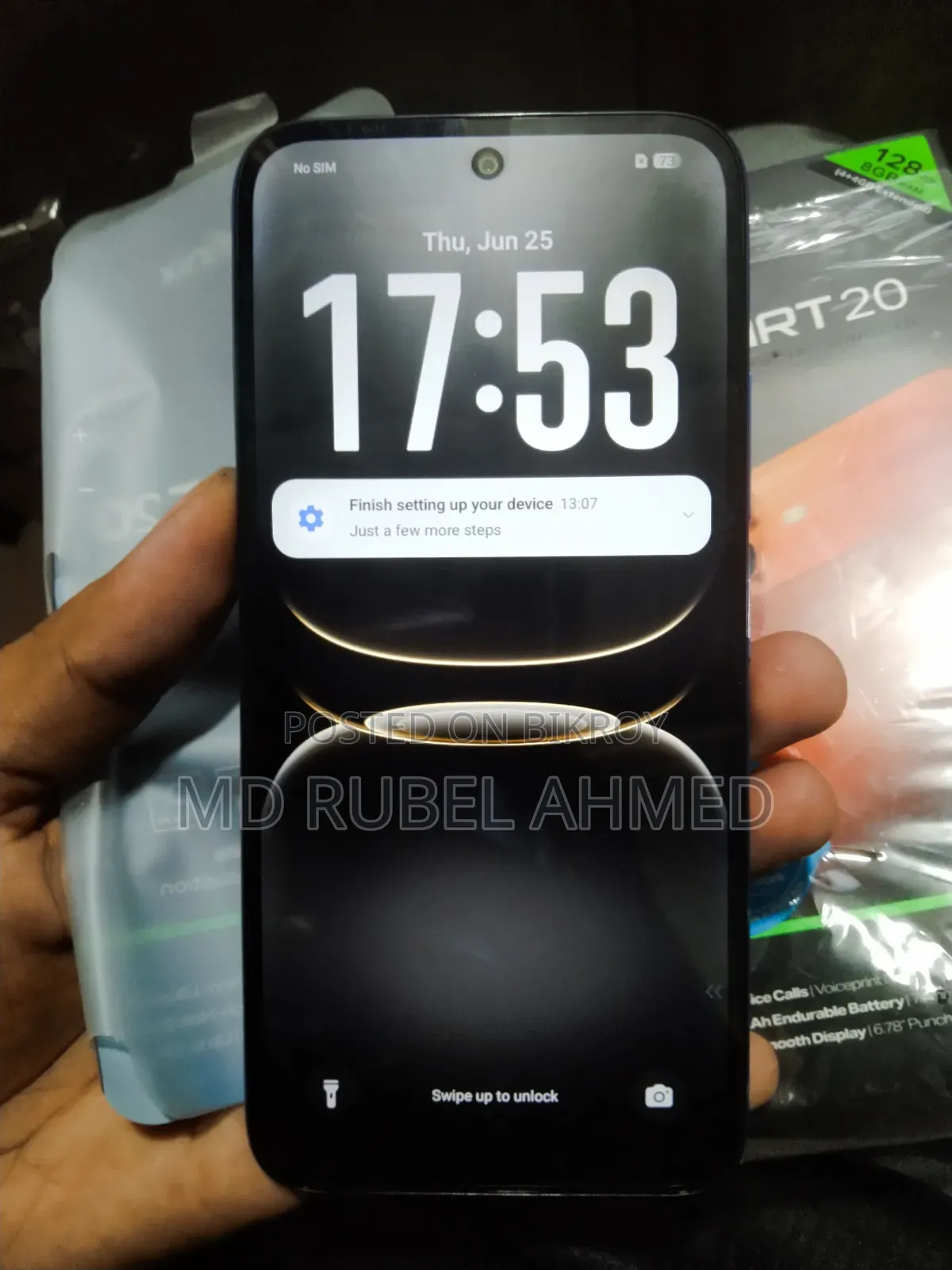 New Infinix Smart 20 128 GB Blue