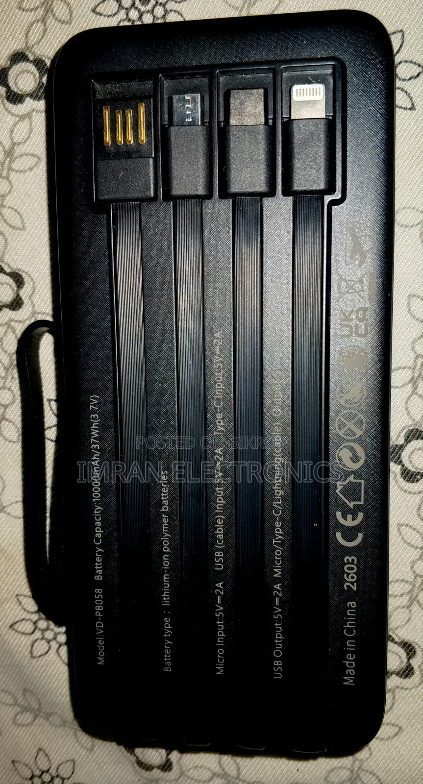 Vendens Power Bank 10000mAh