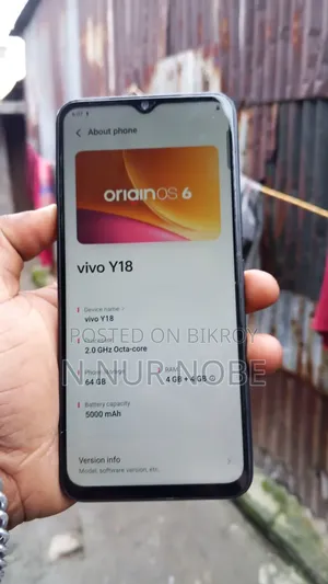 Vivo Y18 64 GB Black