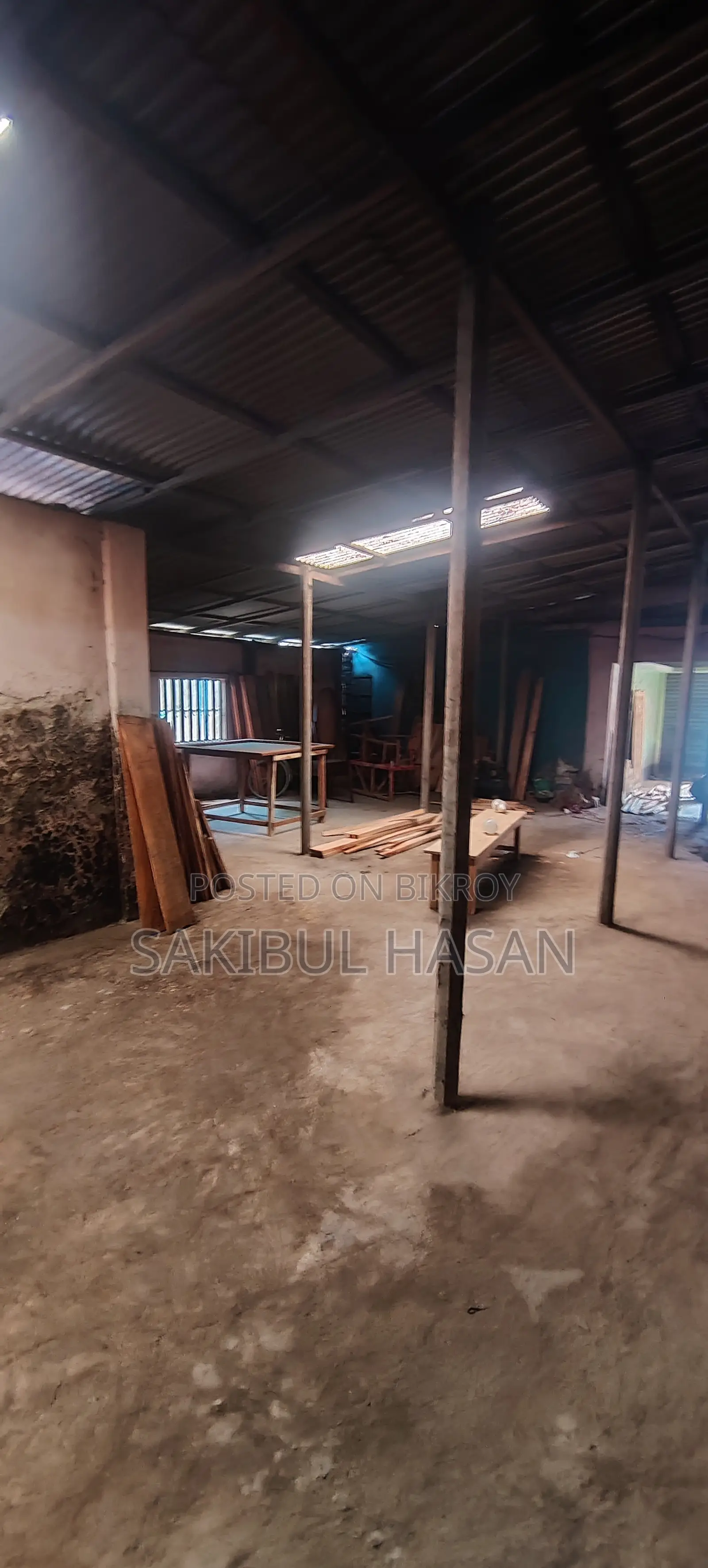 Warehouse for rent.