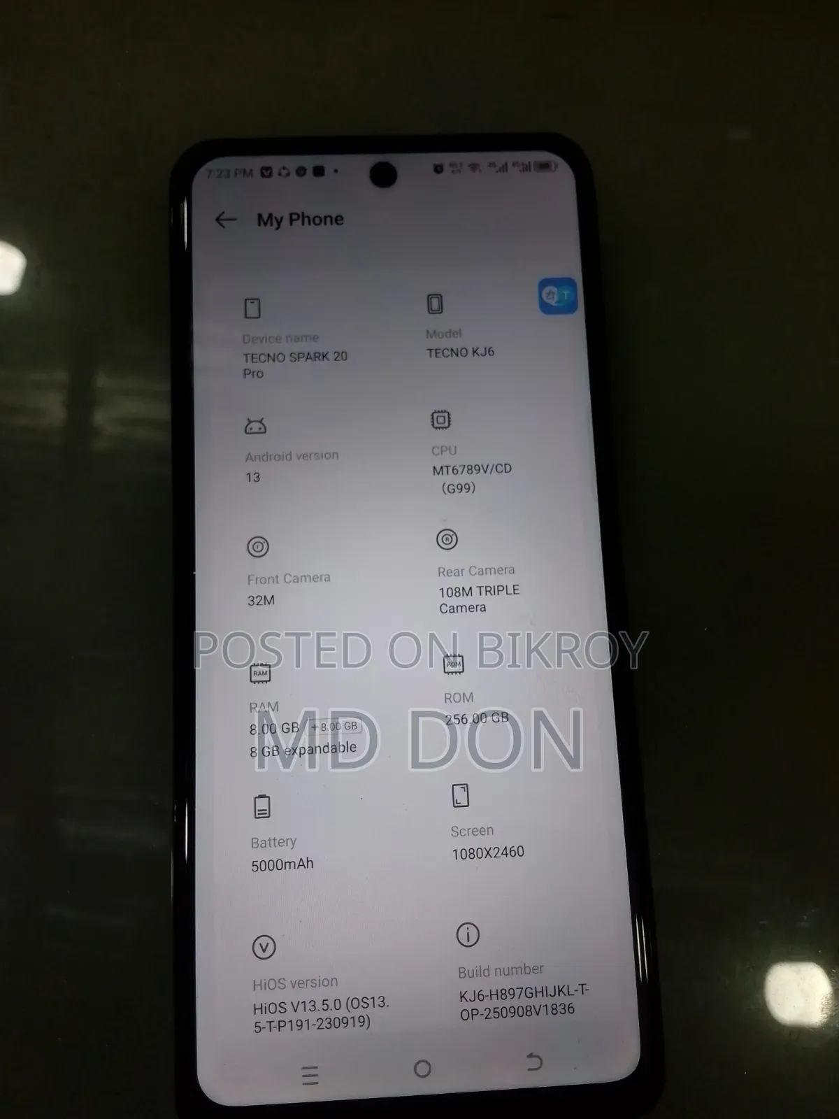 Tecno Spark 20 Pro 256 GB Black