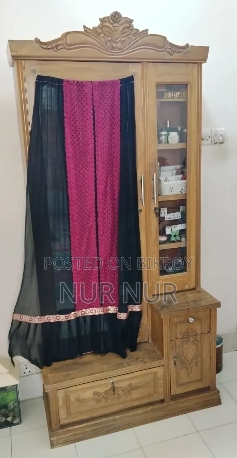 সেগুন কাঠ এর ড্রেসিং টেবিল
