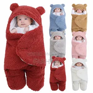 Baby Sleeping Bag Fleece Newborn Infant Boys Girls Wrap Swaddle