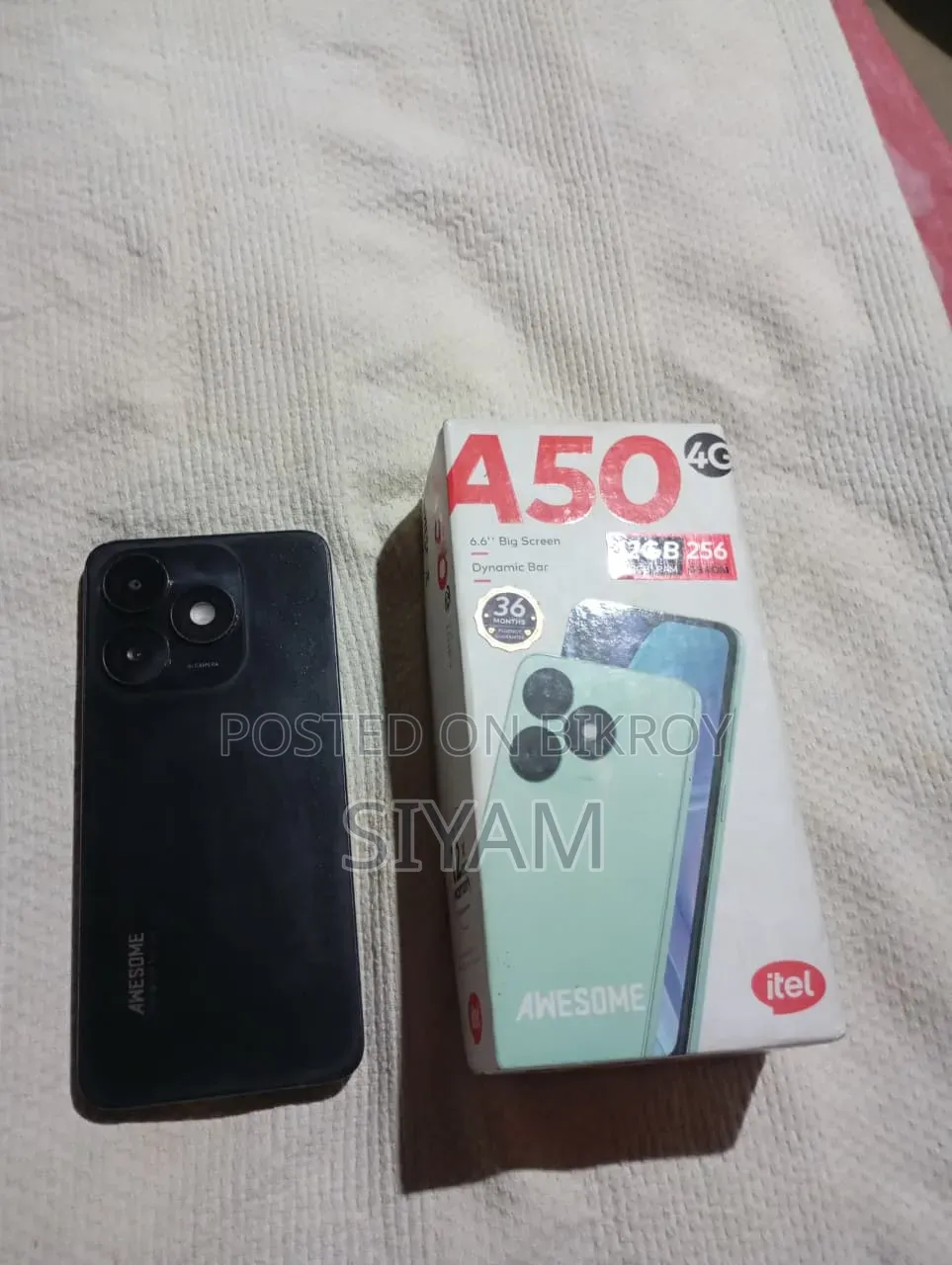 আইটেল এ৭০ ২৫৬ জিবি ব্ল্যাক