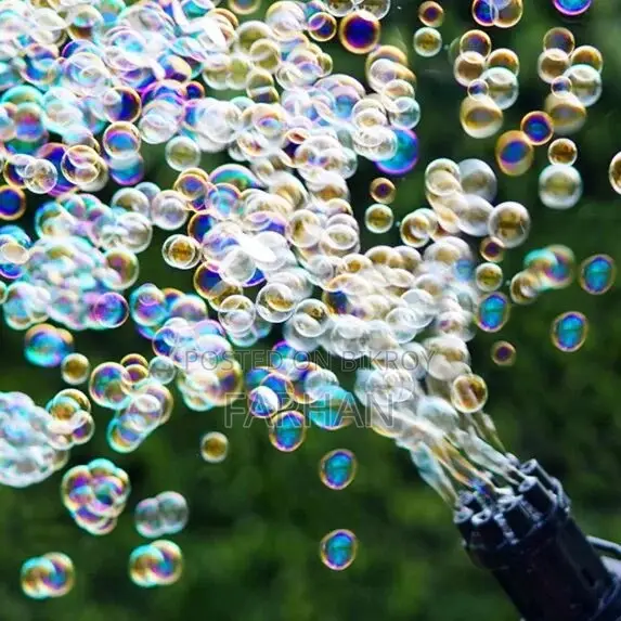Electric Bubble Maker Machine Toy For Toddler Kids Boys Girls