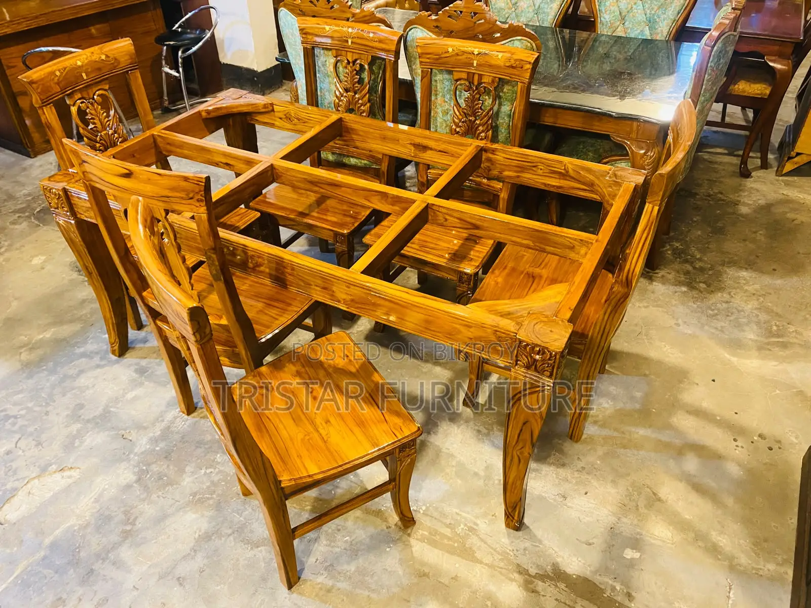 Dining Table With Six Chair