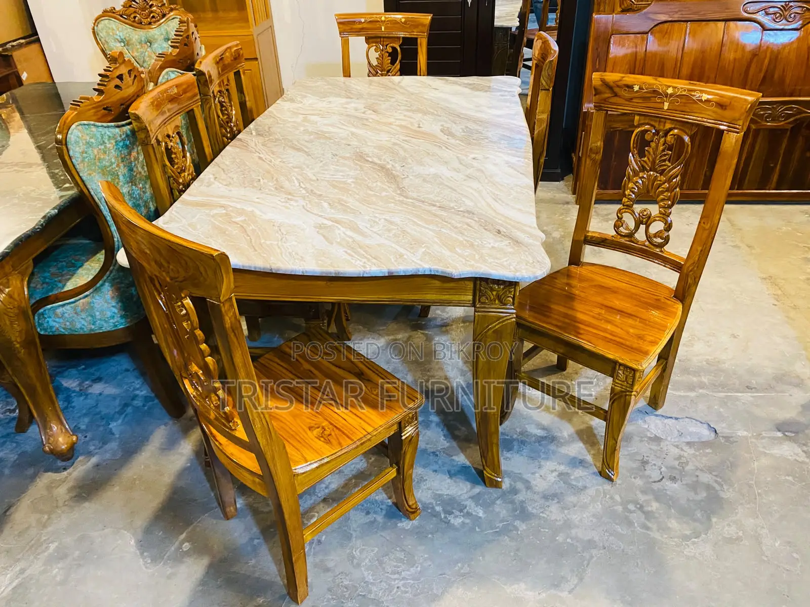 Dining Table With Six Chair