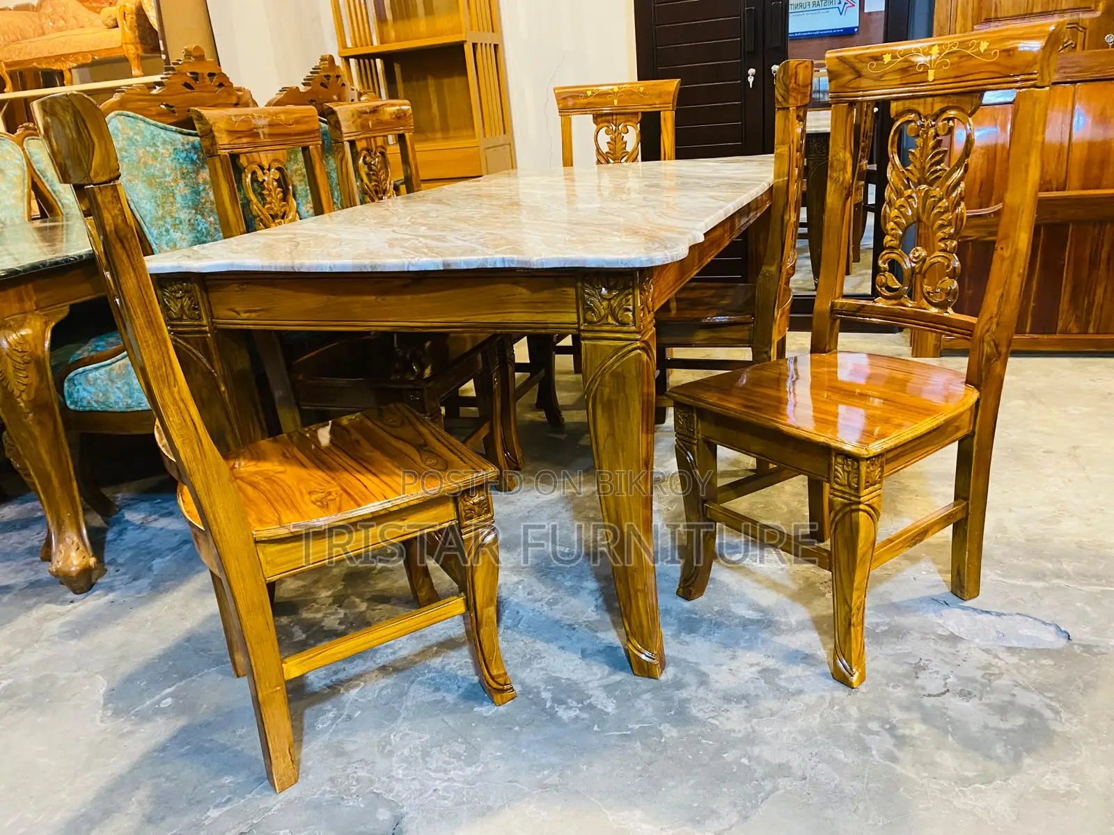 Dining Table With Six Chair