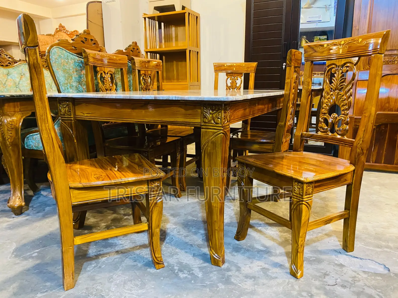 Dining Table With Six Chair